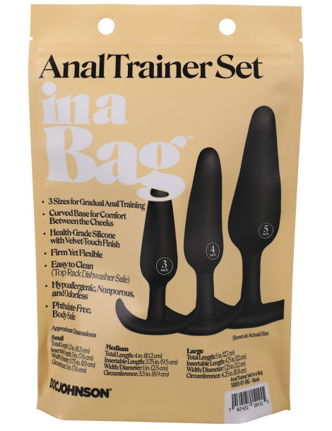 Sada análních kolíků Anal Trainer Set in a Bag , Doc Johnson