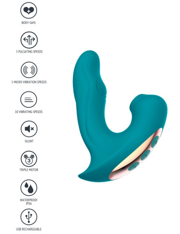 Pulzační a vibrační stimulátor na bod G a klitoris Eternal Love , XOCOON