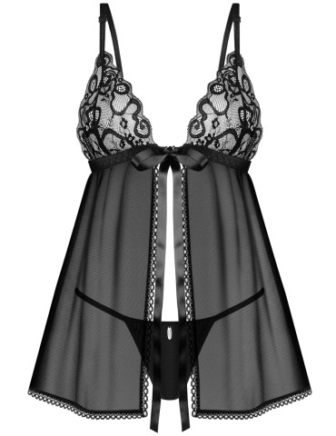 Průsvitný babydoll s tangy Blomentis , Obsessive