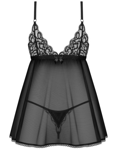 Průsvitný babydoll s tangy Blomentis , Obsessive