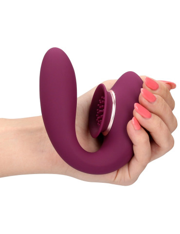 Dvojitý vibrátor se sáním klitorisu Twitch 3 , SHOTS