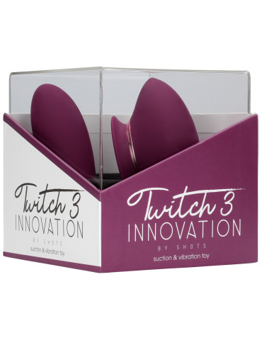 Dvojitý vibrátor se sáním klitorisu Twitch 3 , SHOTS