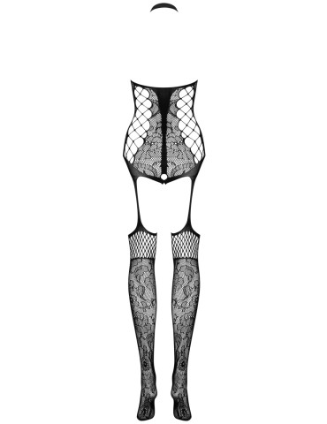 Síťovaný catsuit s krajkou a otvorem v rozkroku , Obsessive