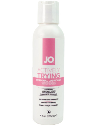 Lubrikační gel na podporu otěhotnění Actively Trying , System JO (120 ml)