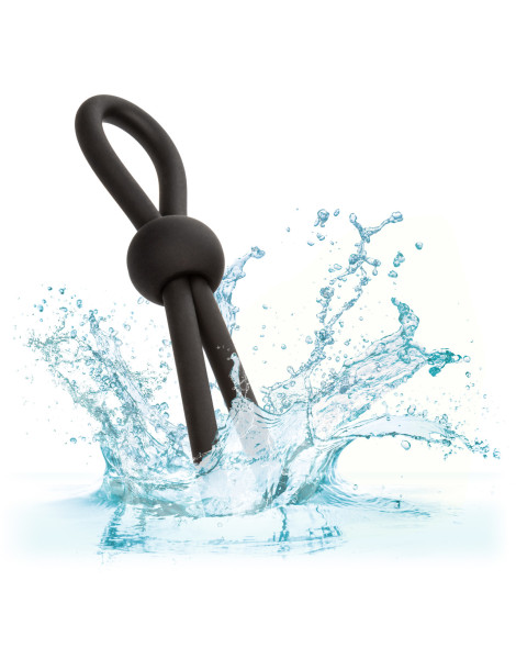 Stahovací erekční kroužek Liquid Silicone Lasso , California Exotic Novelties