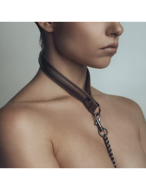 Vodítko/obojek a kroužek na dilda , Strap,On,Me