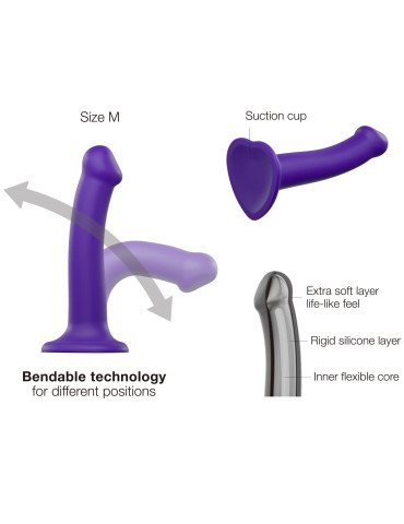 Tvarovatelné silikonové dildo s přísavkou , Strap,On,Me (velikost S)