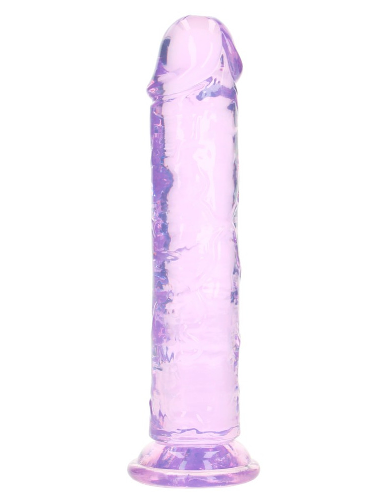 Realistické dildo s přísavkou RealRock 8" , SHOTS (fialové)