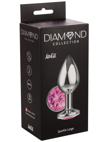 Anální kolík se šperkem Diamond Sparkle Large , Lola Games (různé barvy)