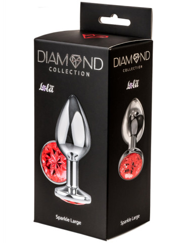 Anální kolík se šperkem Diamond Sparkle Large , Lola Games (různé barvy)