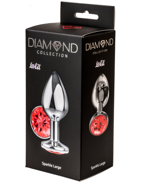 Anální kolík se šperkem Diamond Sparkle Large , Lola Games (různé barvy)