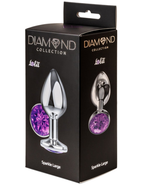 Anální kolík se šperkem Diamond Sparkle Large , Lola Games (různé barvy)
