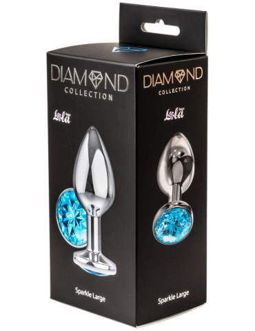 Anální kolík se šperkem Diamond Sparkle Large , Lola Games (různé barvy)