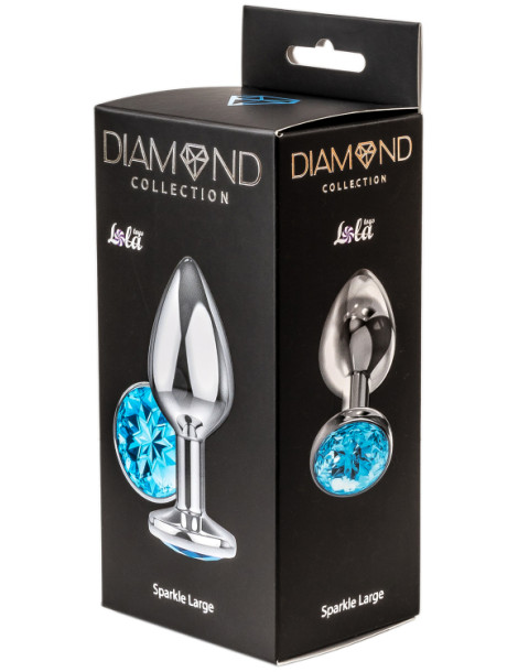 Anální kolík se šperkem Diamond Sparkle Large , Lola Games (různé barvy)