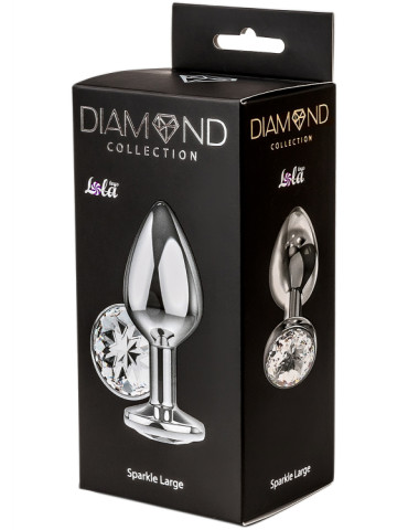 Anální kolík se šperkem Diamond Sparkle Large , Lola Games (různé barvy)