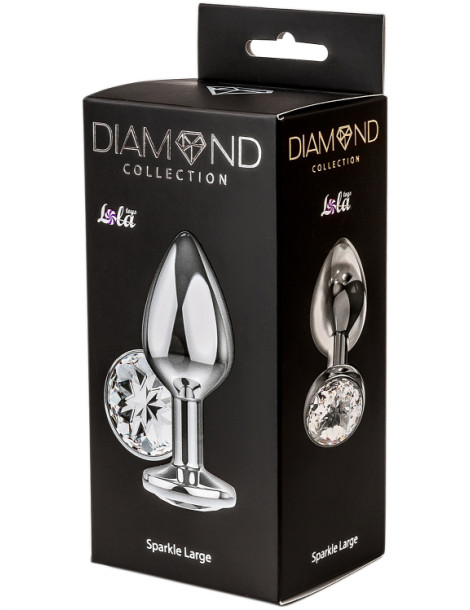 Anální kolík se šperkem Diamond Sparkle Large , Lola Games (různé barvy)