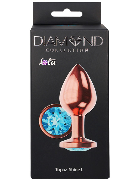 Anální kolík se šperkem Diamond Shine L , Lola Games (různé barvy)