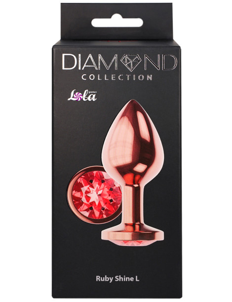 Anální kolík se šperkem Diamond Shine L , Lola Games (různé barvy)