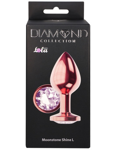 Anální kolík se šperkem Diamond Shine L , Lola Games (různé barvy)
