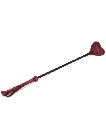Jezdecký bičík se srdíčkem Wine Red , Liebe Seele