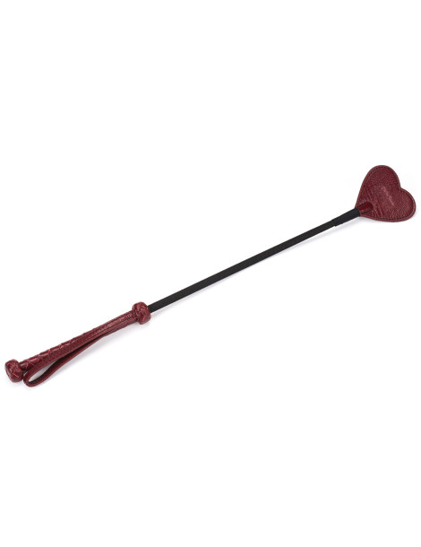 Jezdecký bičík se srdíčkem Wine Red , Liebe Seele