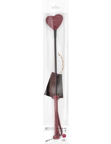 Jezdecký bičík se srdíčkem Wine Red , Liebe Seele
