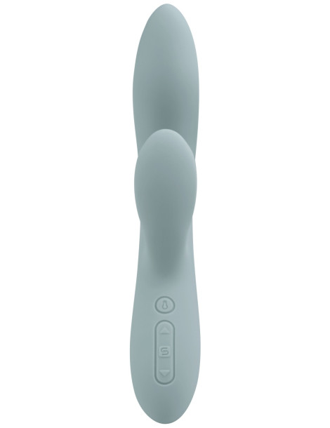 Hřejivý vibrátor s králíčkem Chika , Svakom (ovládání mobilem)