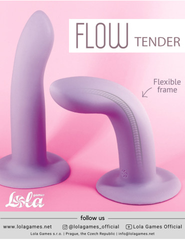 Tvarovatelné dildo s přísavkou Flow Tender , Lola Games