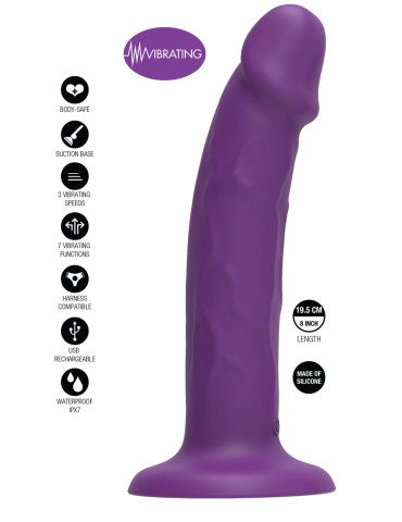 Realistický vibrátor s přísavkou Get Real , TOYJOY (fialový)