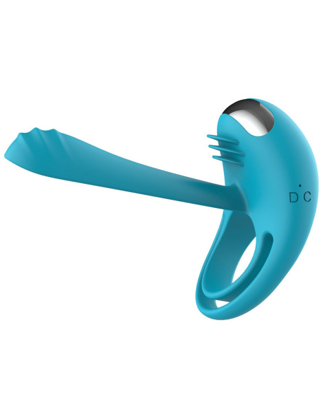 Párový vibrátor s kroužkem na penis (+ dálkový ovladač) Passionate Joy Stick , TOYJOY