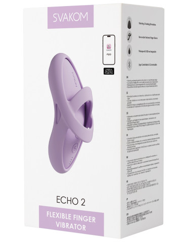 Hřejivý vibrátor na prst Echo 2 , Svakom (ovládání mobilem)