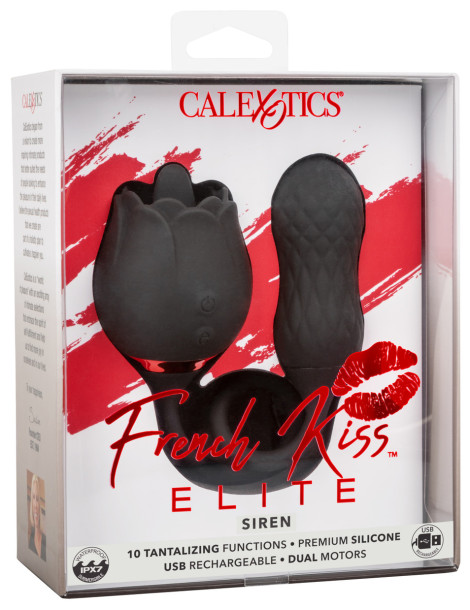 Oboustranný stimulátor pro ženy French Kiss Elite Siren , California Exotic Novelties