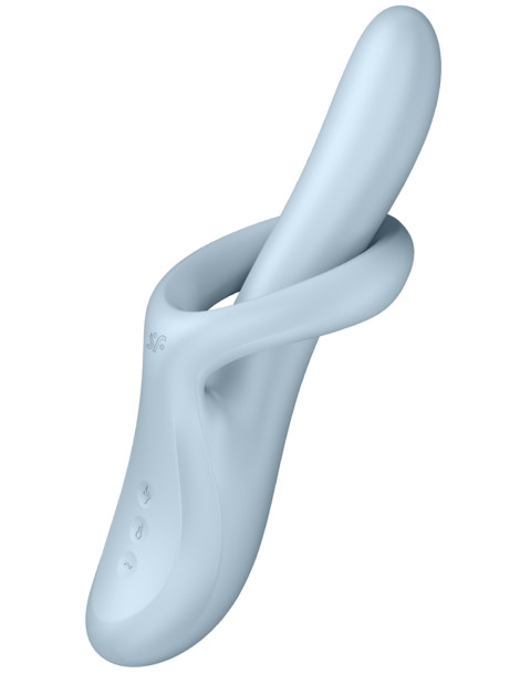 Hřejivý rotační vibrátor s králíčkem Heat Flex 4 , Satisfyer