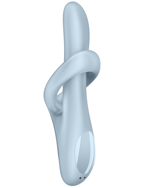Hřejivý rotační vibrátor s králíčkem Heat Flex 4 , Satisfyer