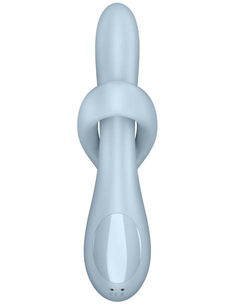 Hřejivý rotační vibrátor s králíčkem Heat Flex 4 , Satisfyer