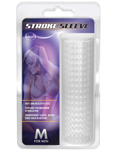 Oboustranný masturbátor Stroke Sleeve , Blush