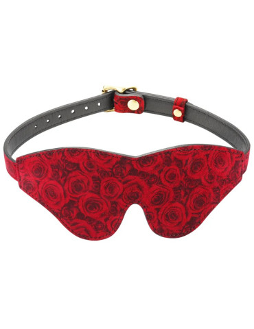 Kožená maska na oči Red Rosy , Liebe Seele