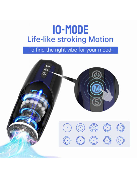 Interaktivní přirážecí a vibrační masturbátor Xone , Magic Motion (ovládání mobilem)