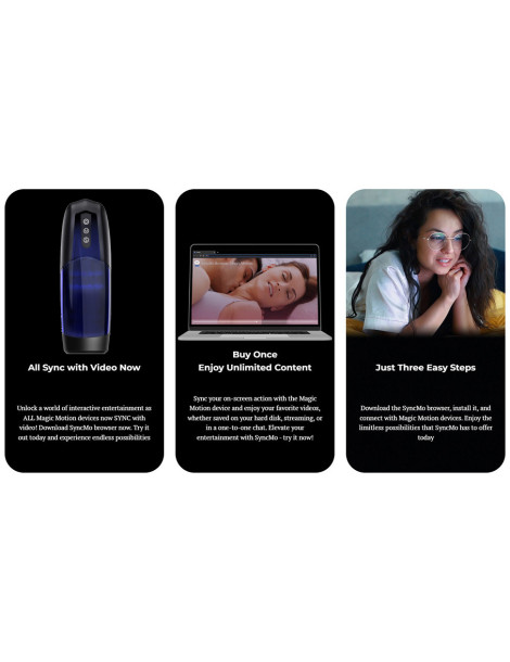 Interaktivní přirážecí a vibrační masturbátor Xone , Magic Motion (ovládání mobilem)