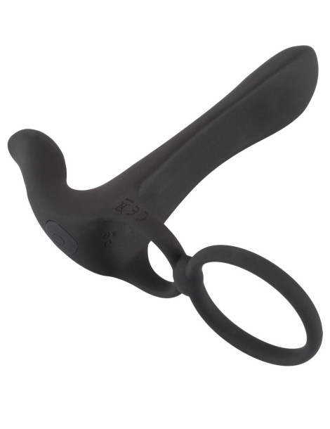 Párový vibrátor s kroužky na penis Black Velvets , You2Toys