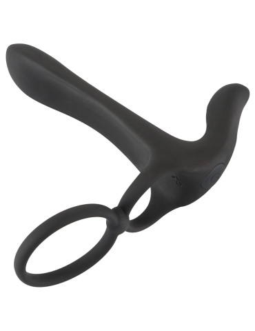 Párový vibrátor s kroužky na penis Black Velvets , You2Toys