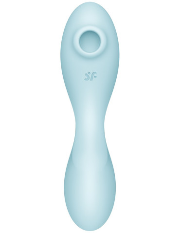 Stimulátor klitorisu/vibrátor Curvy Trinity 5+ , Satisfyer (ovládání mobilem)