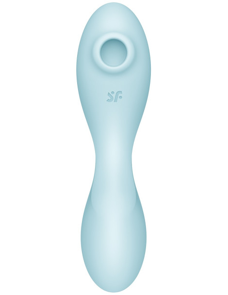 Stimulátor klitorisu/vibrátor Curvy Trinity 5+ , Satisfyer (ovládání mobilem)