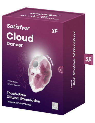 Pulzační a vibrační stimulátor klitorisu Cloud Dancer , Satisfyer