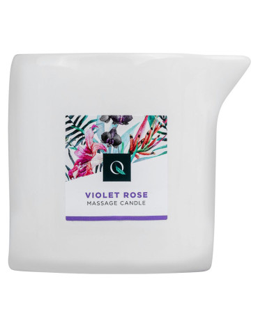 Masážní svíčka Violet Rose , Exotiq (200 g)