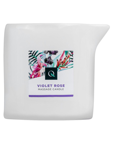 Masážní svíčka Violet Rose , Exotiq (200 g)