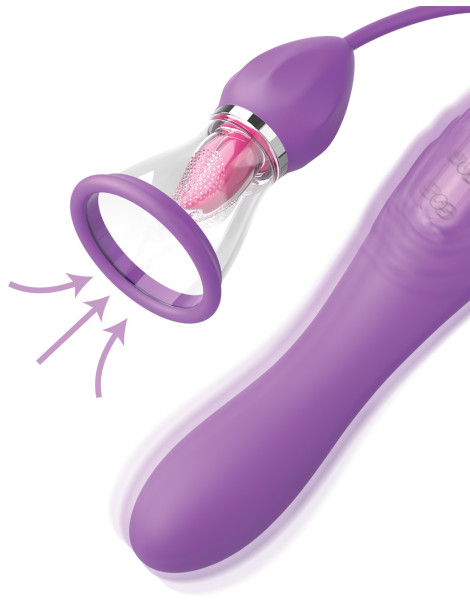 Vibrátor/stimulátor pro ženy Her Ultimate Pleasure Max , Pipedream