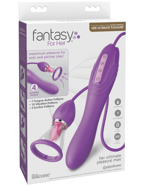 Vibrátor/stimulátor pro ženy Her Ultimate Pleasure Max , Pipedream