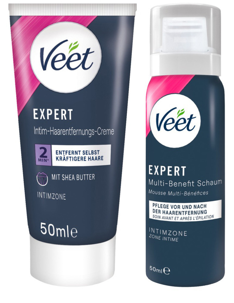 Depilační sada pro ženy EXPERT , Veet (2x 50 ml)