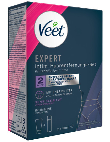 Depilační sada pro ženy EXPERT , Veet (2x 50 ml)